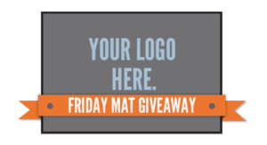 PromoMatting is giving away a free custom logo mat every Friday in August