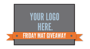 PromoMatting Friday Mat Giveaway - custom logo mat contest