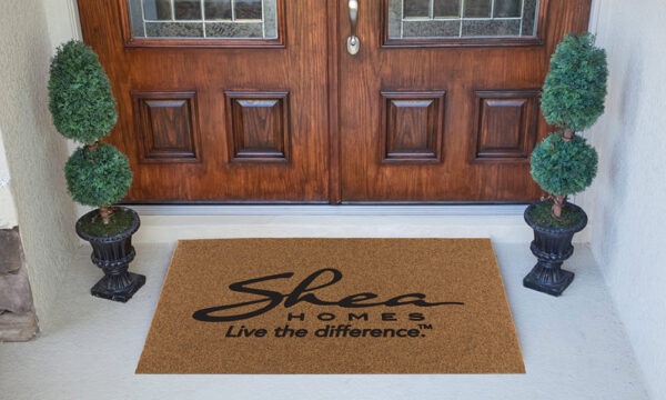 Faux Coir Mat in Use - Stylish and Functional Floor Matting
