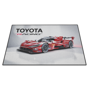 Prism HD product - Toyota Racing logo with car on white background.